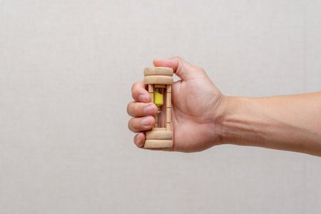 An hourglass in your hand