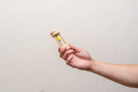 An hourglass in your hand
