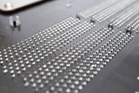 The computer circuit boardの写真素材