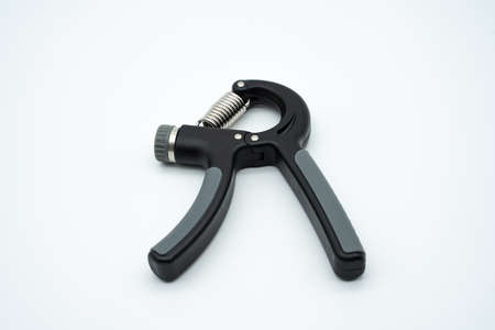 Concept image for healthy home training with grip and dumbbellsの写真素材