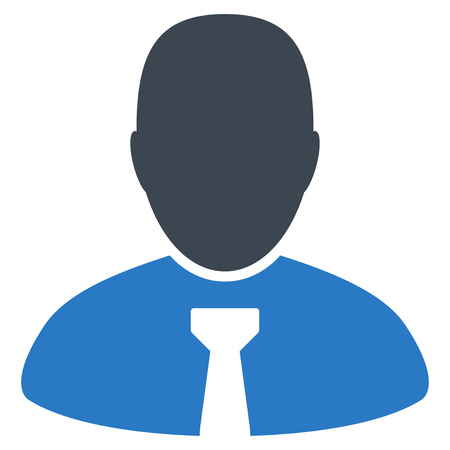 Boss flat vector pictogram. An isolated illustration on a white background.のイラスト素材