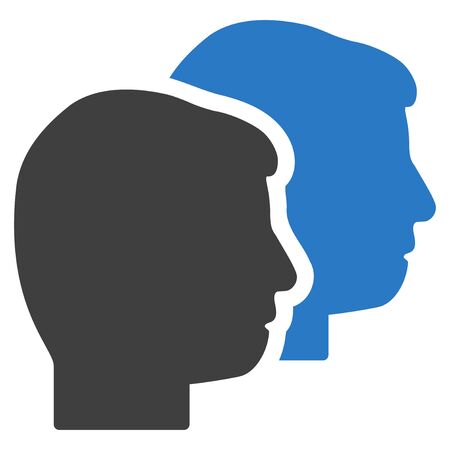 User Profiles flat vector illustration. An isolated illustration on a white background.のイラスト素材
