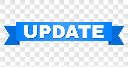Vector of UPDATE text on a ribbon. - ID:1-113912418 - Royalty Free ...