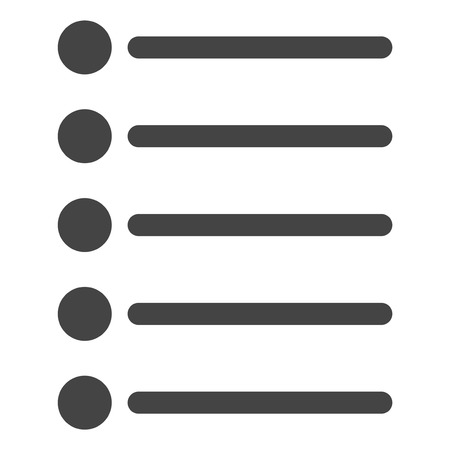 Items raster illustration on a white background. An isolated flat icon illustration of items with nobody.の写真素材