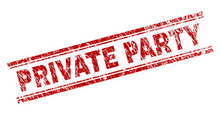 Vector of PRIVATE PARTY seal print with - ID:116205272 - Royalty Free ...