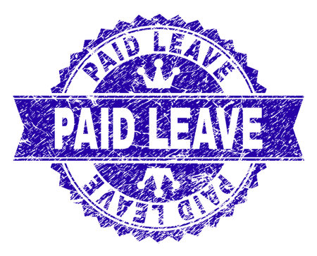 Vector of PAID LEAVE rosette seal - ID:1-116365991 - Royalty Free Image ...