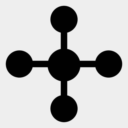 Mesh node raster pictogram. Illustration contains flat mesh node iconic symbol isolated on a white background.の写真素材