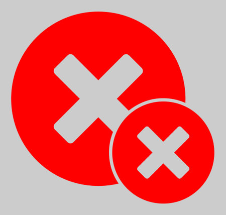 False negative vector illustration. An isolated flat icon illustration of false negative with...