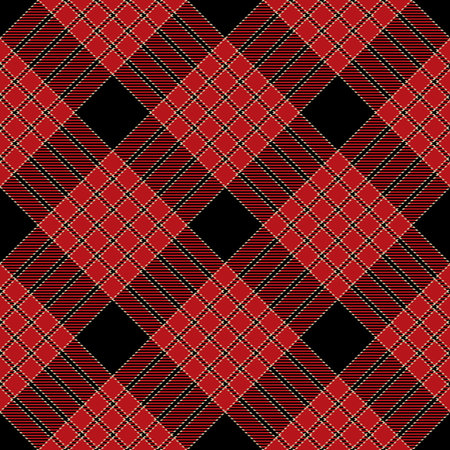 Red, Black  and  Camel Beige  Tartan Plaid Scottish Seamless Pattern. Texture from tartan, plaid,...