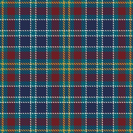 Tartan Plaid Scottish Seamless Pattern. Texture from tartan, plaid, tablecloths, shirts, clothes, dresses, bedding, blankets and other textile.のイラスト素材