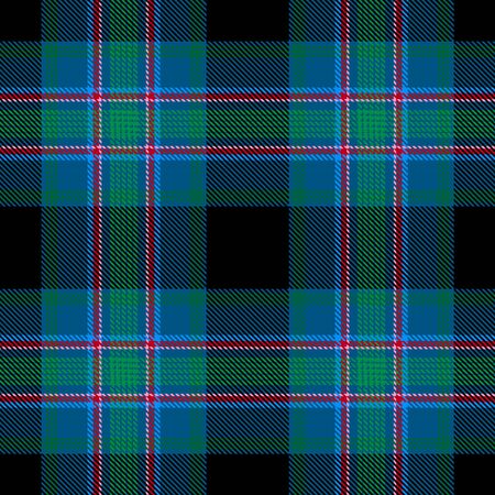 Blue Green Tartan Plaid Scottish Seamless Pattern. Texture from tartan, plaid, tablecloths, shirts, clothes, dresses, bedding, blankets and other textileのイラスト素材