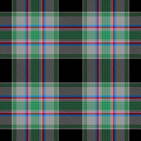 Gray Green Tartan Plaid Scottish Seamless Pattern. Texture from tartan, plaid, tablecloths, shirts, clothes, dresses, bedding, blankets and other textileのイラスト素材