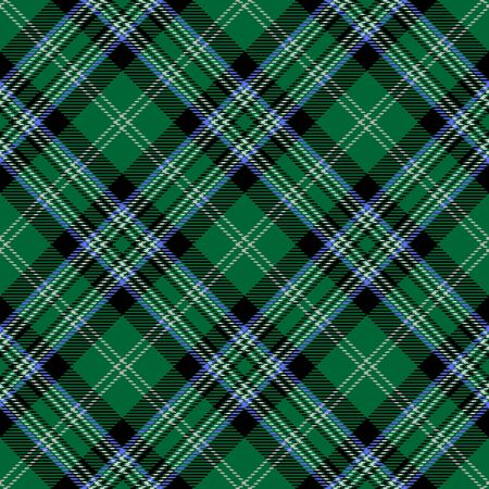 Green,Black,Blue and White Tartan Plaid Scottish Seamless Pattern. Texture from tartan, plaid, tablecloths, shirts, clothes, dresses, bedding, blankets and other textile.のイラスト素材