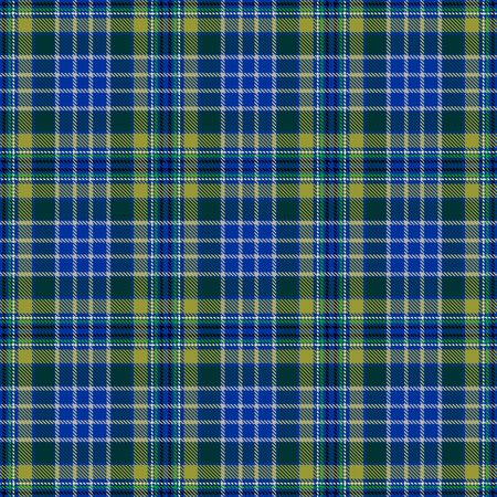 Blue and Green Tartan Plaid Scottish Seamless Pattern. Texture from tartan, plaid, tablecloths, shirts, clothes, dresses, bedding, blankets and other textile.のイラスト素材