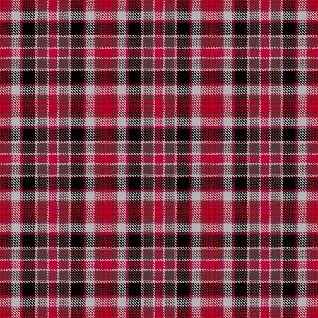 Red,Black and Gray Tartan Plaid Scottish Seamless Pattern. Texture from tartan, plaid, tablecloths, shirts, clothes, dresses, bedding, blankets and other textile.のイラスト素材