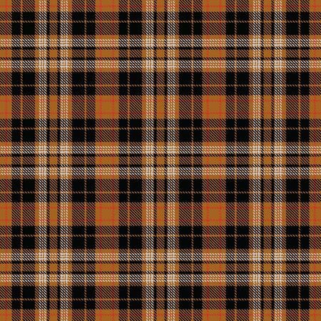 Gold,Black,White and Red Tartan Plaid Scottish Seamless Pattern. Texture from tartan, plaid, tablecloths, shirts, clothes, dresses, bedding, blankets and other textile.のイラスト素材