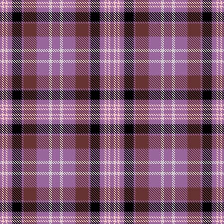 Purple,Black,Gray,Brown and Pink Tartan Plaid Scottish Seamless Pattern. Texture from tartan, plaid, tablecloths, shirts, clothes, dresses, bedding, blankets and other textile.のイラスト素材