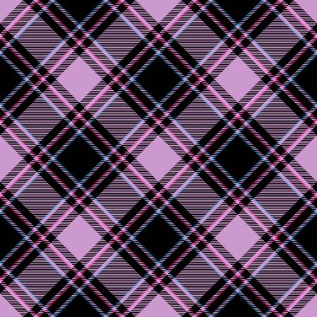 Black,Purple,Red and Blue Tartan Plaid Scottish Seamless Pattern. Texture from tartan, plaid, tablecloths, shirts, clothes, dresses, bedding, blankets and other textile.のイラスト素材