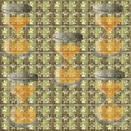 Seamless texture component for decorationのイラスト素材