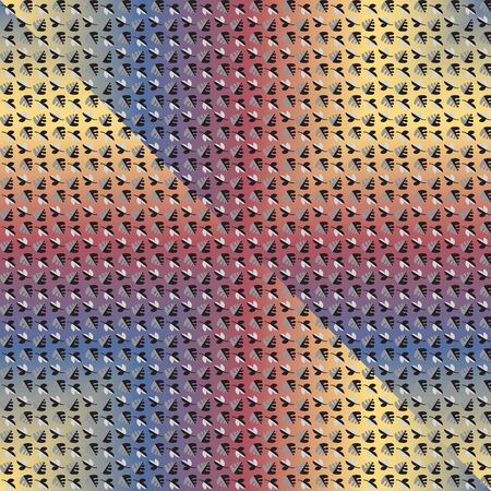 Seamless decorative wallpaper based on the gradientのイラスト素材