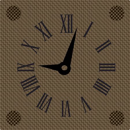 Watch the arrow drawn on the background of seamless patterned textureのイラスト素材