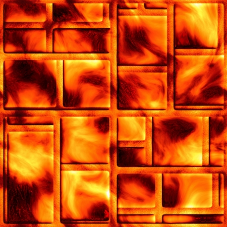 Seamless pattern raging fire limited square frameの写真素材