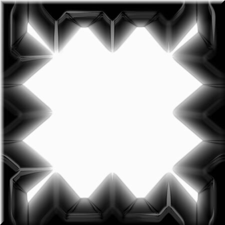 Decorative Ornate frame as a rectangle or squareの写真素材