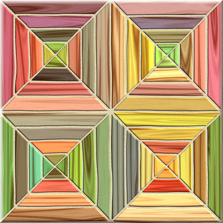 Seamless texture of the four squares in the form of tilesの写真素材