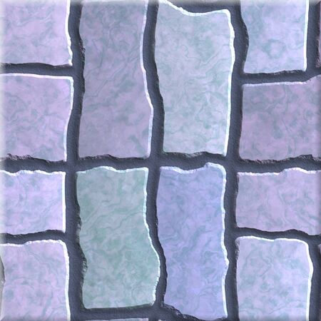 Decorative seamless texture of the rectangles in a square tileの写真素材
