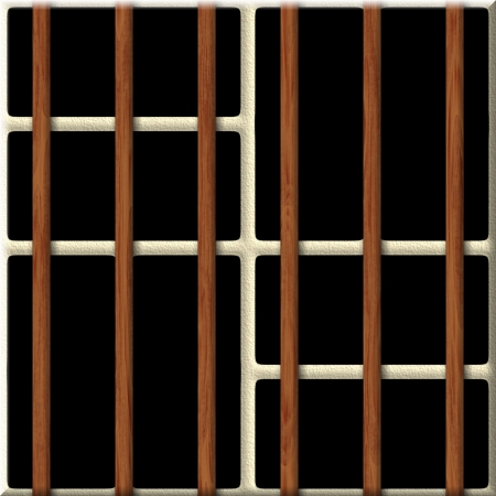 Decorative seamless texture of the lattice in the form of a square tileの写真素材