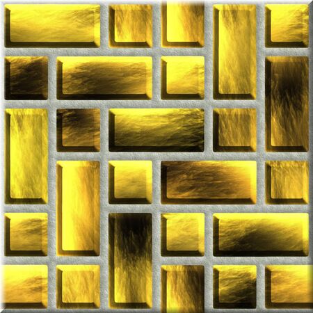 Seamless texture consisting of rectangles into a square tileの写真素材