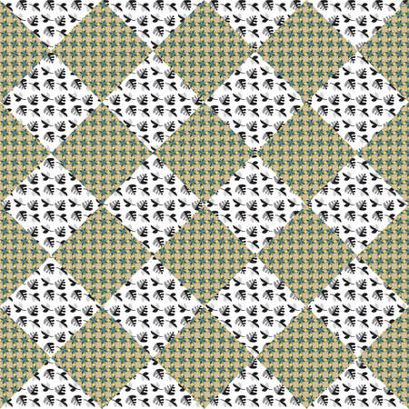 Seamless patterned textureのイラスト素材