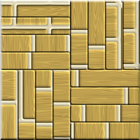 Seamless patterned texture in the form of square tilesの写真素材