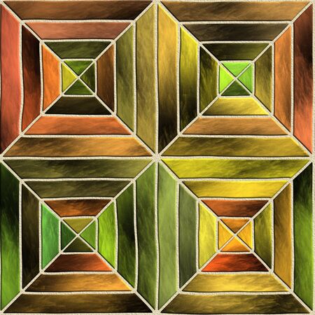 Ornate seamless texture in a square tileの写真素材