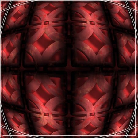 Ornate seamless texture in a square tileの写真素材