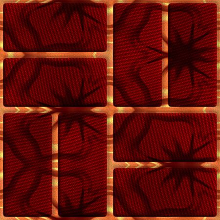 Seamless texture of the frames in the form of square tilesの写真素材