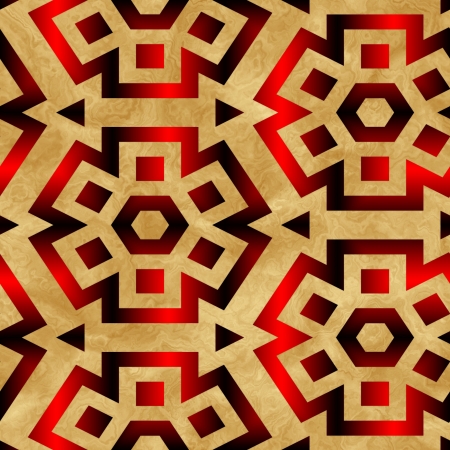 Ornate seamless texture in a square tileの写真素材