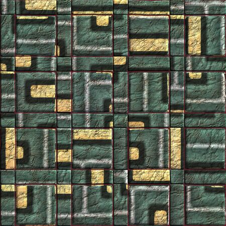 Ornate seamless texture in a square tileの写真素材