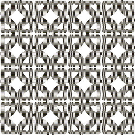Ornate seamless texture in a square tile