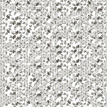 Seamless patterned grid as a squareのイラスト素材