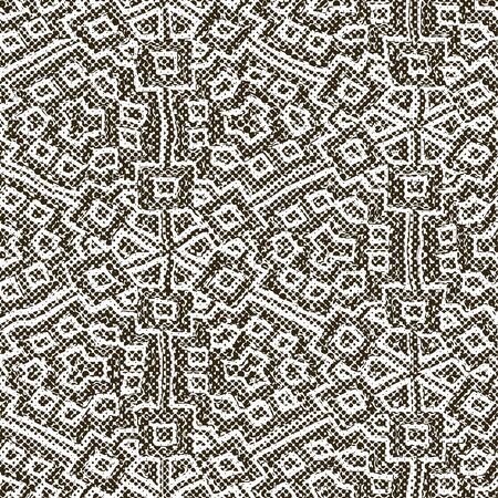 Ornate seamless texture in a square tileのイラスト素材
