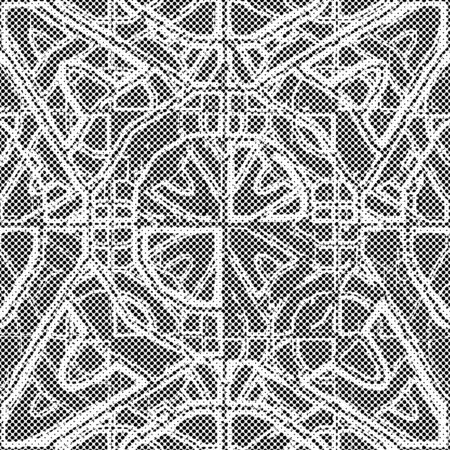 Ornate seamless texture in a square tileのイラスト素材