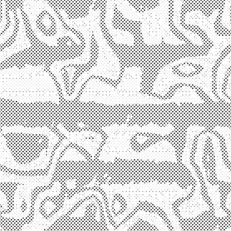 Ornate seamless texture of dots in a squareのイラスト素材
