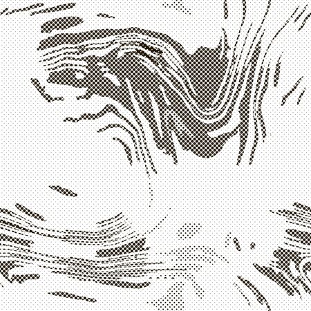 Ornate seamless texture of dots in a square tileのイラスト素材