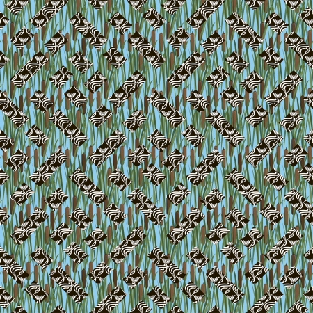 Seamless patterned texture in the form of square tilesのイラスト素材