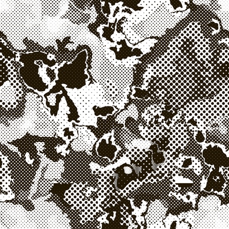 Seamless patterned texture in the form of square tilesのイラスト素材