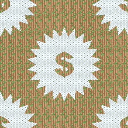 Seamless patterned texture in the form of square tilesのイラスト素材