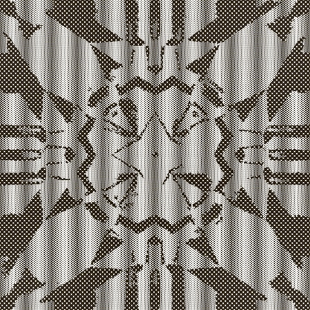 Seamless patterned texture in the form of square tilesのイラスト素材