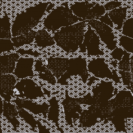 Seamless patterned texture in the form of square tilesのイラスト素材