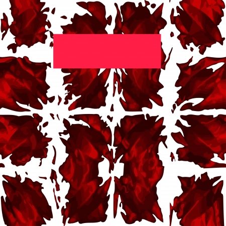 Seamless texture with patterned frame for an inscriptionのイラスト素材